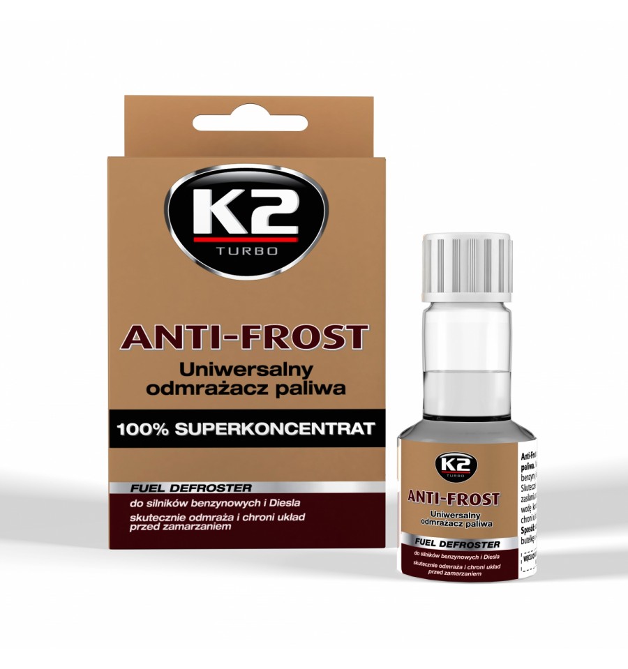 

K2 Anti-frost 50ML Odmrażacz Paliwa Usuwa Wodę