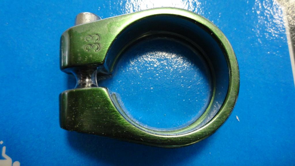Obejma Podsiodłowa Zacisk Imbus Alu 28,6mm Zielona