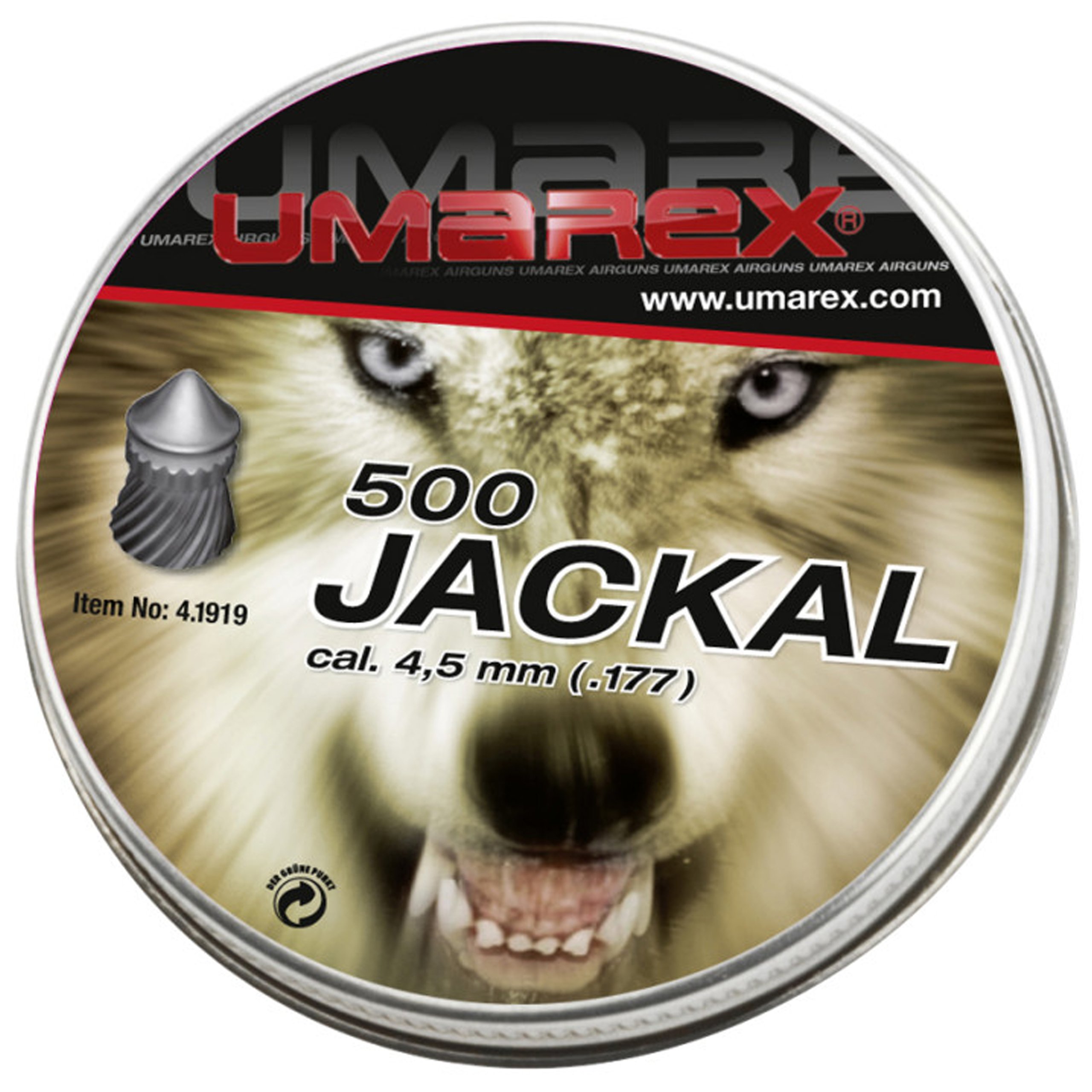 

Śrut Umarex Jackal 4,5 mm Bardzo Ostry Moletowany