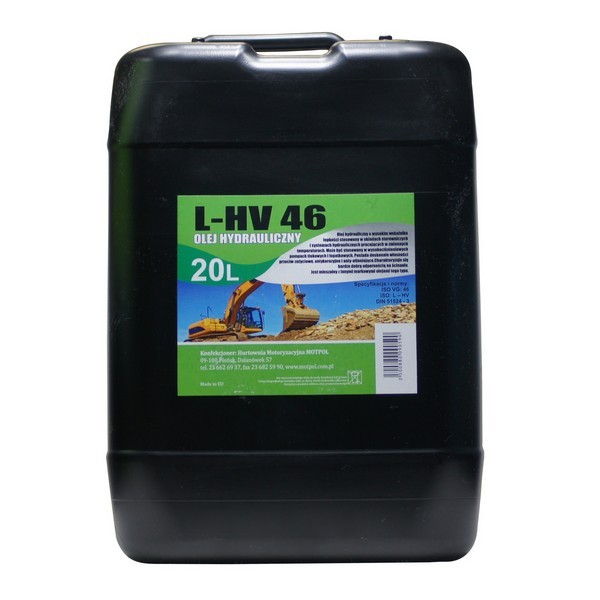 DCS MOTOL L-HV 46 гидравлическое масло для экскаватора 20L купить на ...