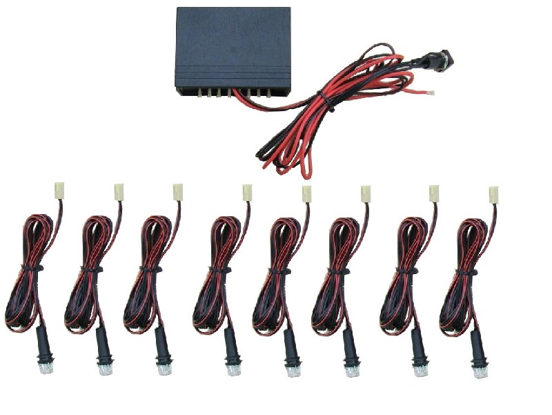 

Stroboskopy Led Diodowe 8 Paneli Stroboskop 12V