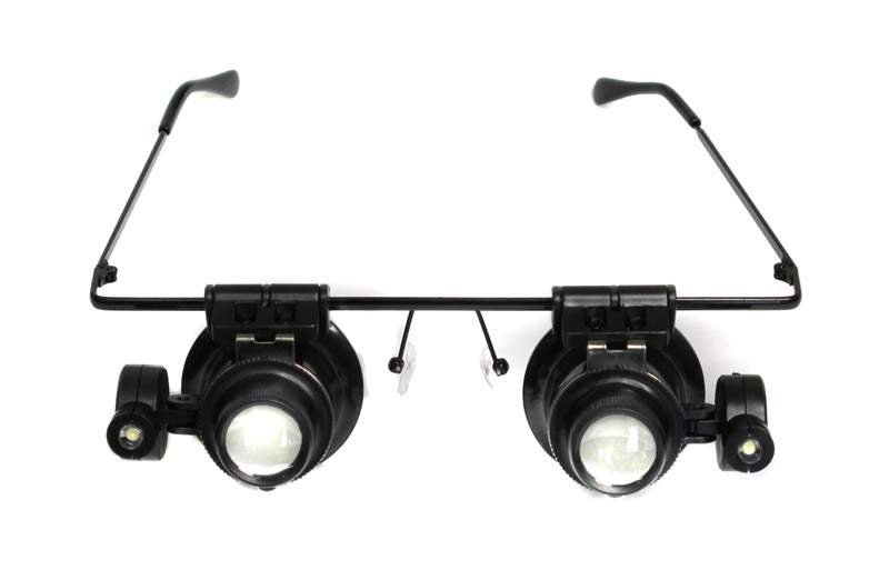 

Lupa Okulary Precyzyjne Led 9892A 2 xOKO 20X