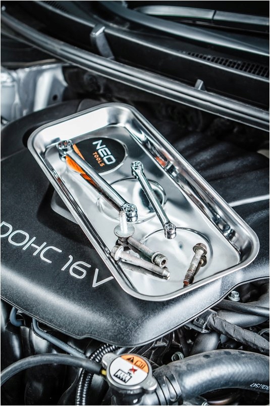 NEO MISKA MAGNETYCZNA PROSTOKĄTNA 245x145mm ZE STALI NIERDZEWNEJ 11-614 Marka Neo Tools