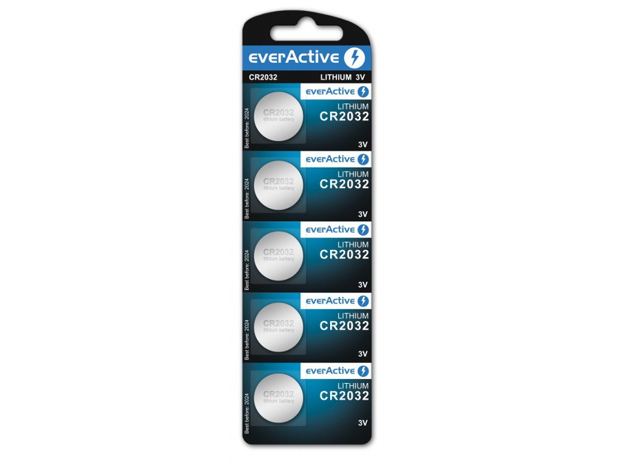 

Bateria litowa 3V Everactive CR2032 5 Sztuk