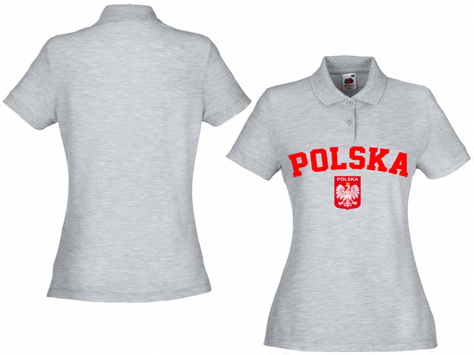 

Damska Koszulka Polo - Polska Fruit Of The Loom XL