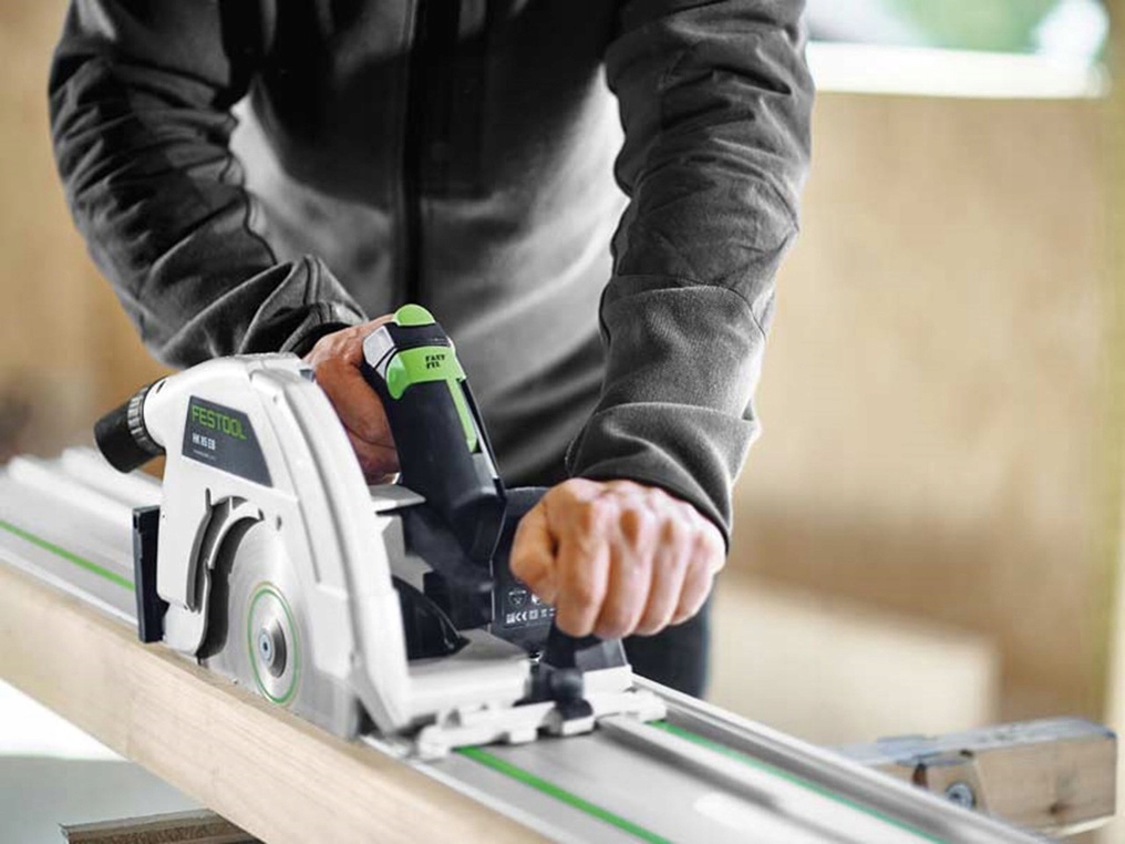 Piła tarczowa Festool 1900W HK 85 + SZYNA + TARCZA Zasilanie akumulatorowe