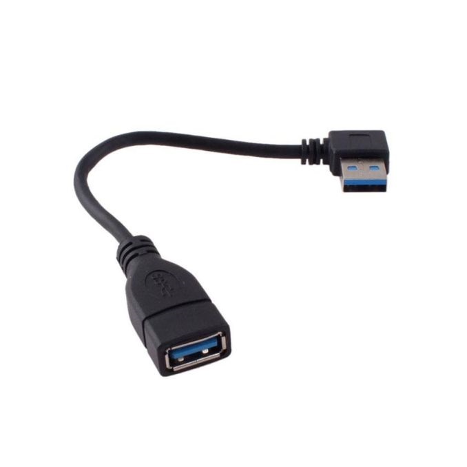 

Kabel Przedłużacz Kątowy Usb 3.0 Am-af Prawy 16cm