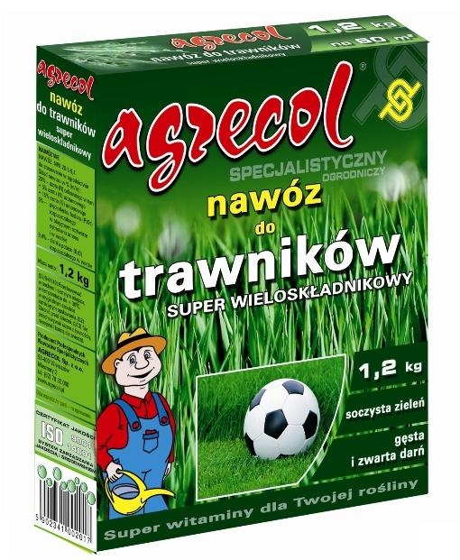 

Nawóz Agrecol do trawy wieloskładnikowy 1,2 kg