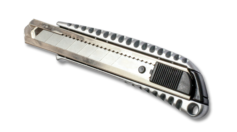 

Nóż Metalowy Do Tapet Nożyk Alu 18MM Solidny