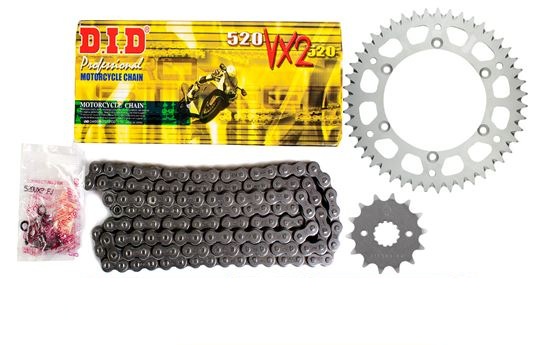 428VX - Цепь звездочки привод Yamaha DT 125 DID X-RING !!