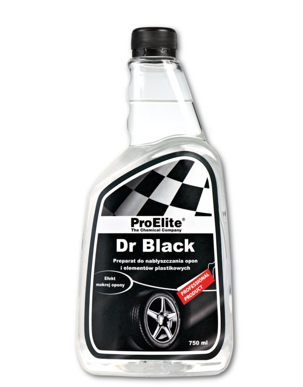 

Proelite Dr Black Czernidło Plastik Guma 750 ML