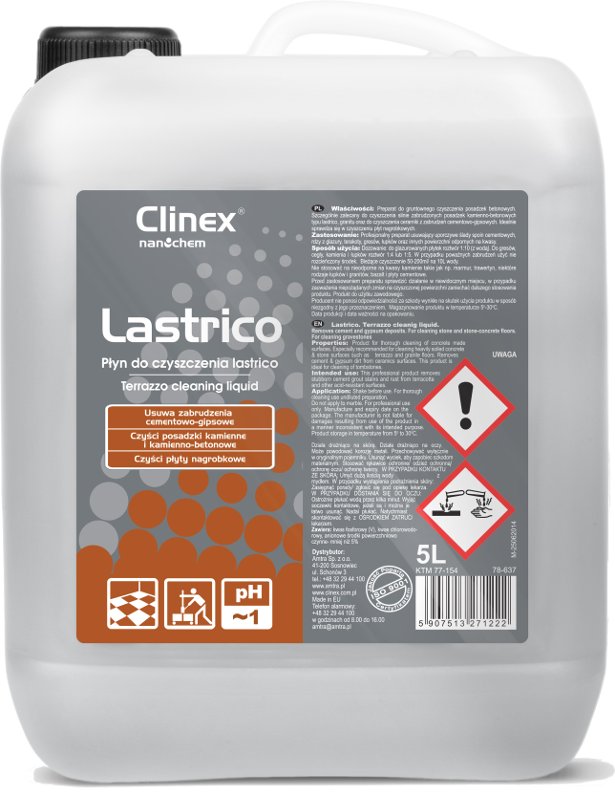 

Clinex Lastrico płyn do mycia podłóg i nagrobków