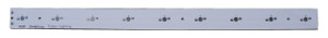 

Radiator/baza Pcb 460x30mm na 9 x Power Led 1W 3W