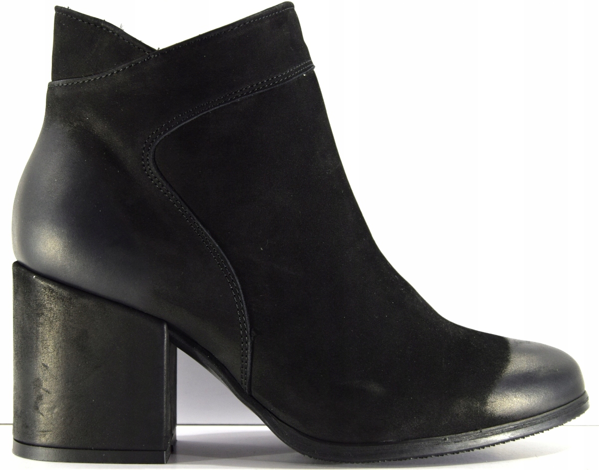 Dámské Kotníkové Boty Módní Kožené Zimní Boty 3415 36