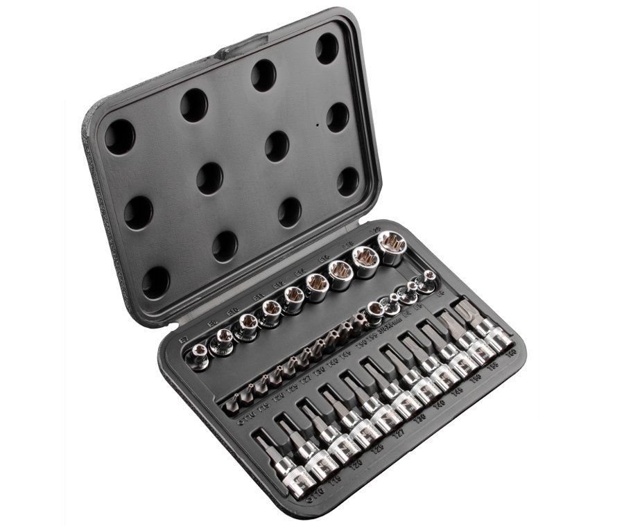 NEO ZESTAW BITOW I NASADEK TORX 3 8 34 ELEM 08 711