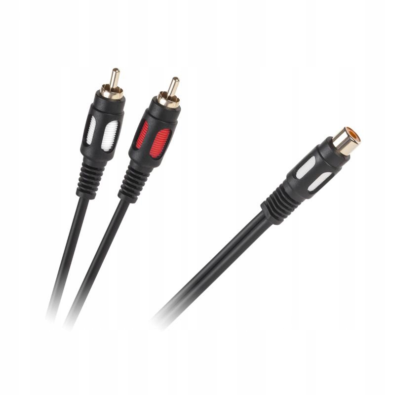 

Adapter kabel - 2x Rca wtyk - 1x Rca gniazdo