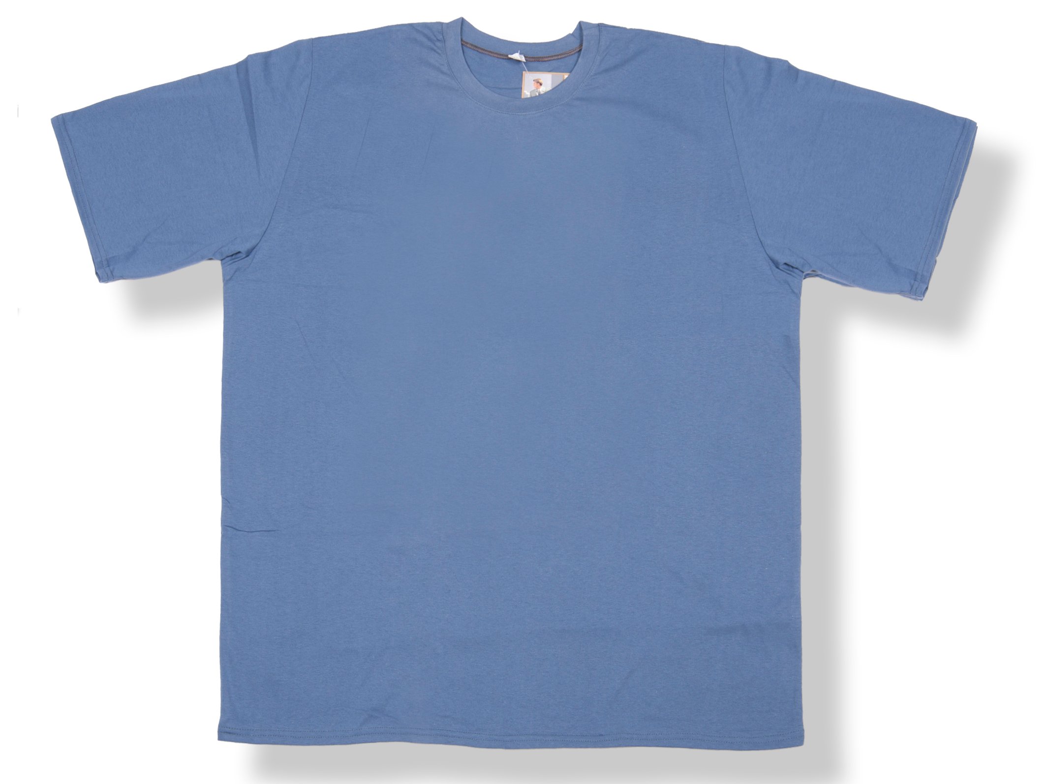 

Koszulka T-shirt Męski duży rozmiar 7XL niebieska