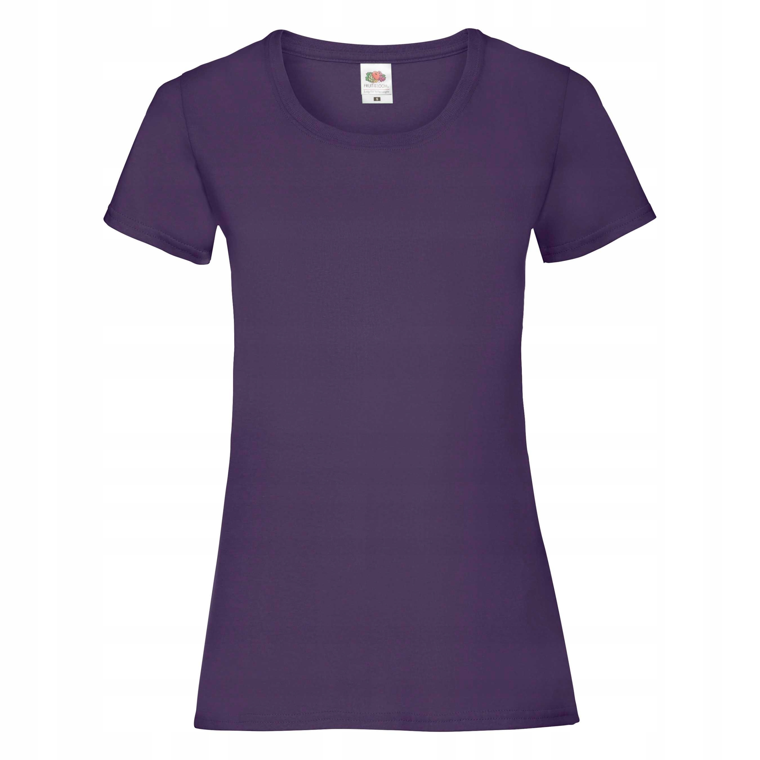 

Koszulka Damska Fruit Of The Loom T-shirt Purple S