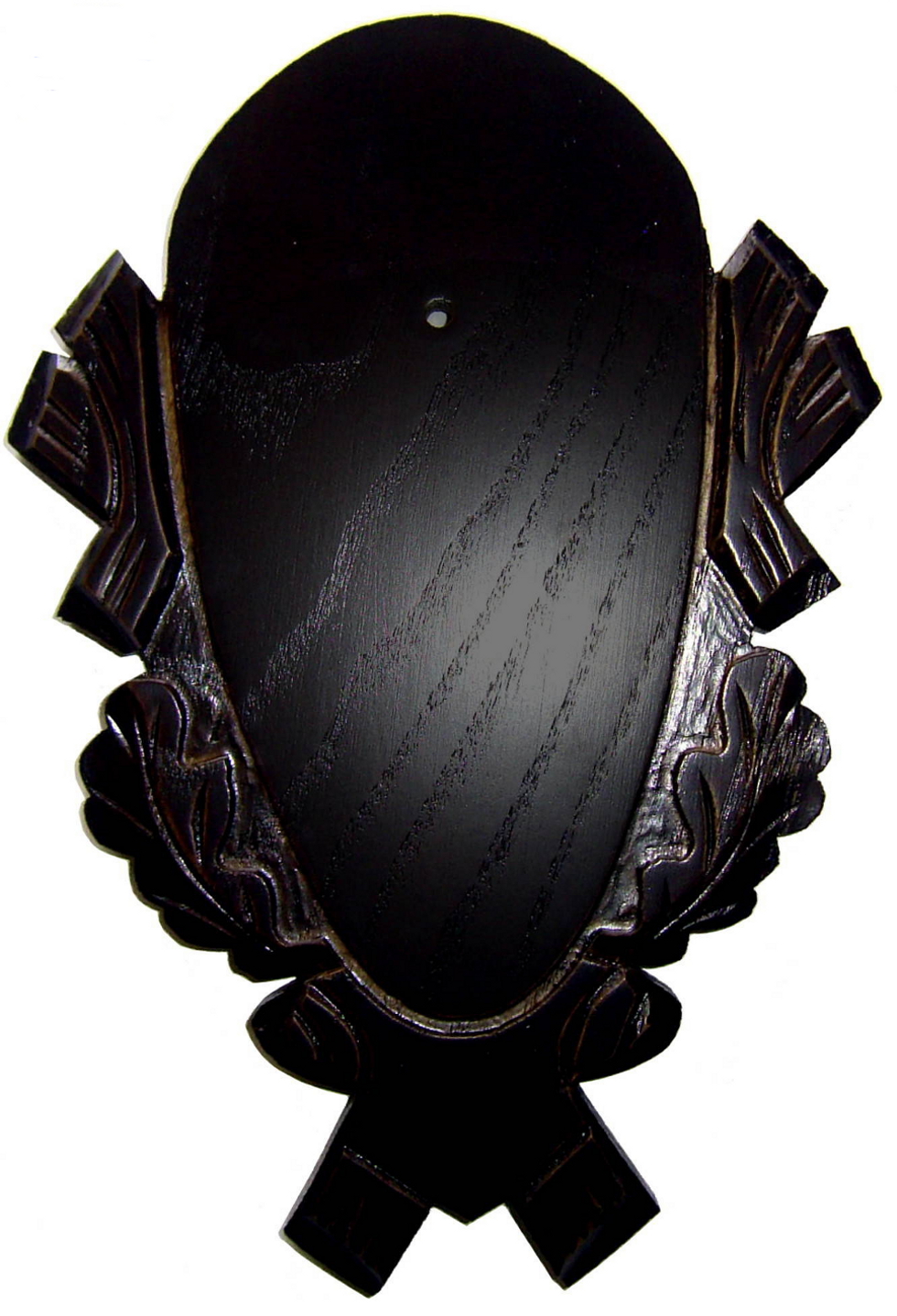 Dubová deska vyřezávaná pod lebku kozla 007c 21x13 cm