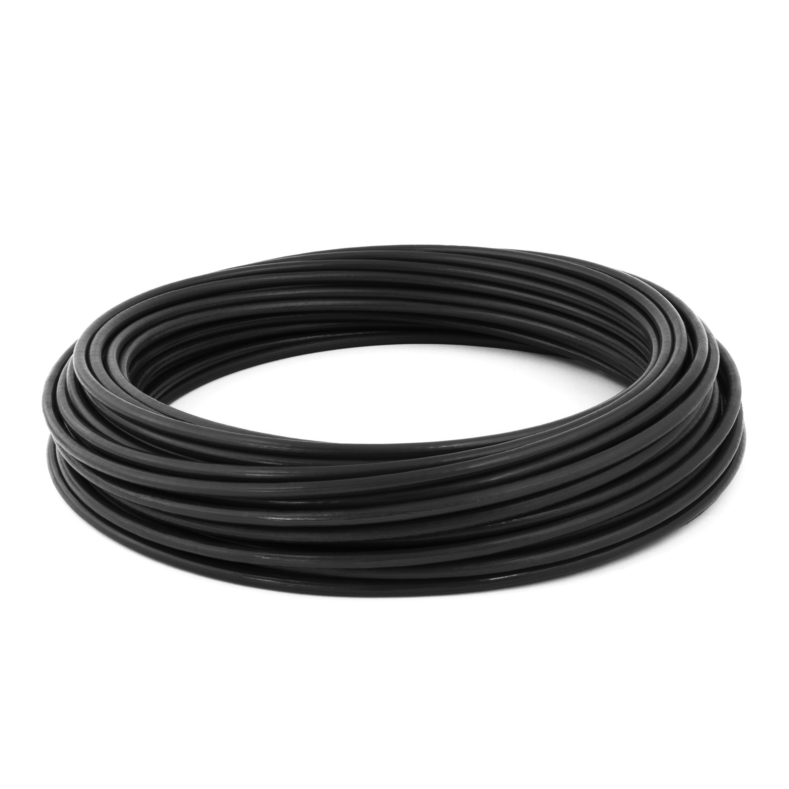

Lina linka Stalowa Pcv 1/2mm 1x7 Czarna 30mb