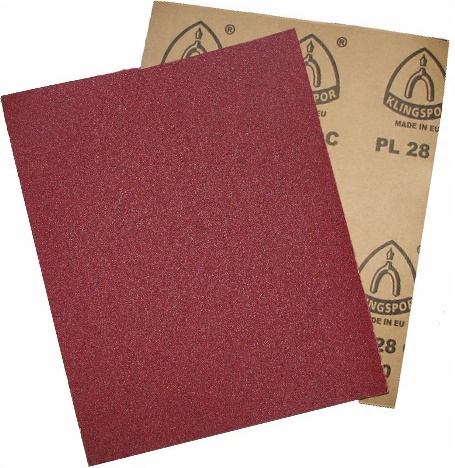 

Papier ścierny 230x280mm Klingspor PL28C #180