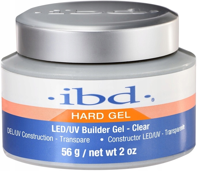 Фото - Лак для нігтів ZEL Ibd Hard Gel Led/uv Builder Clear Żel Budujący 56g 