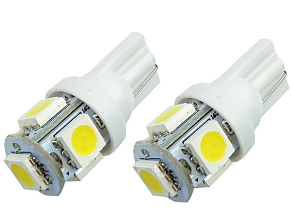 

żarówka w5w Led 5 Smd Ciepła w3w T10 12V kpl 2 Szt
