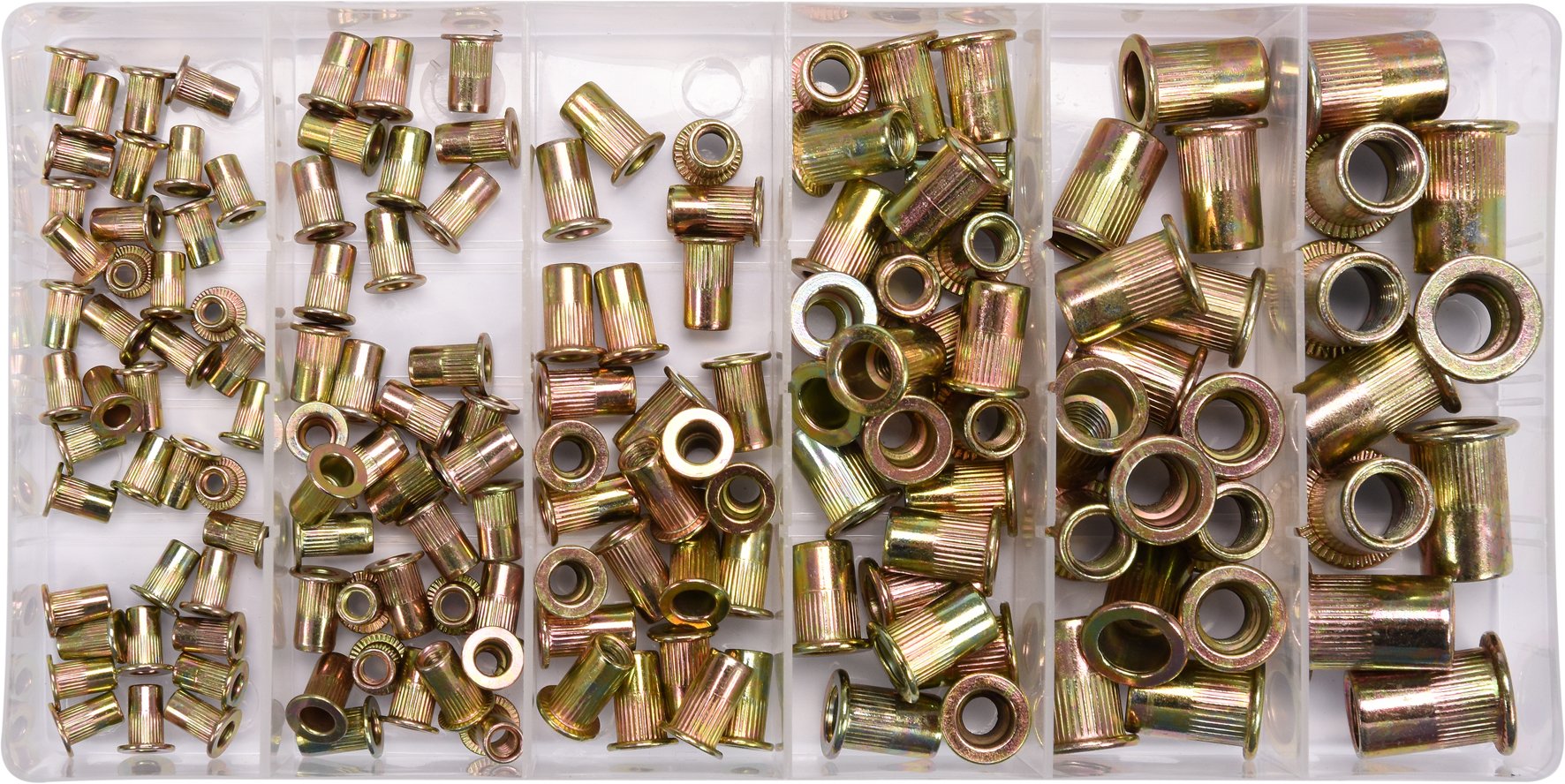 

Nitonakrętki Stalowe Zestaw 150 Szt M3 M10 Yato