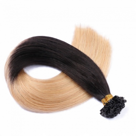 

Włosy Naturalne pasemka Ombre 50cm Keratyna Ringi