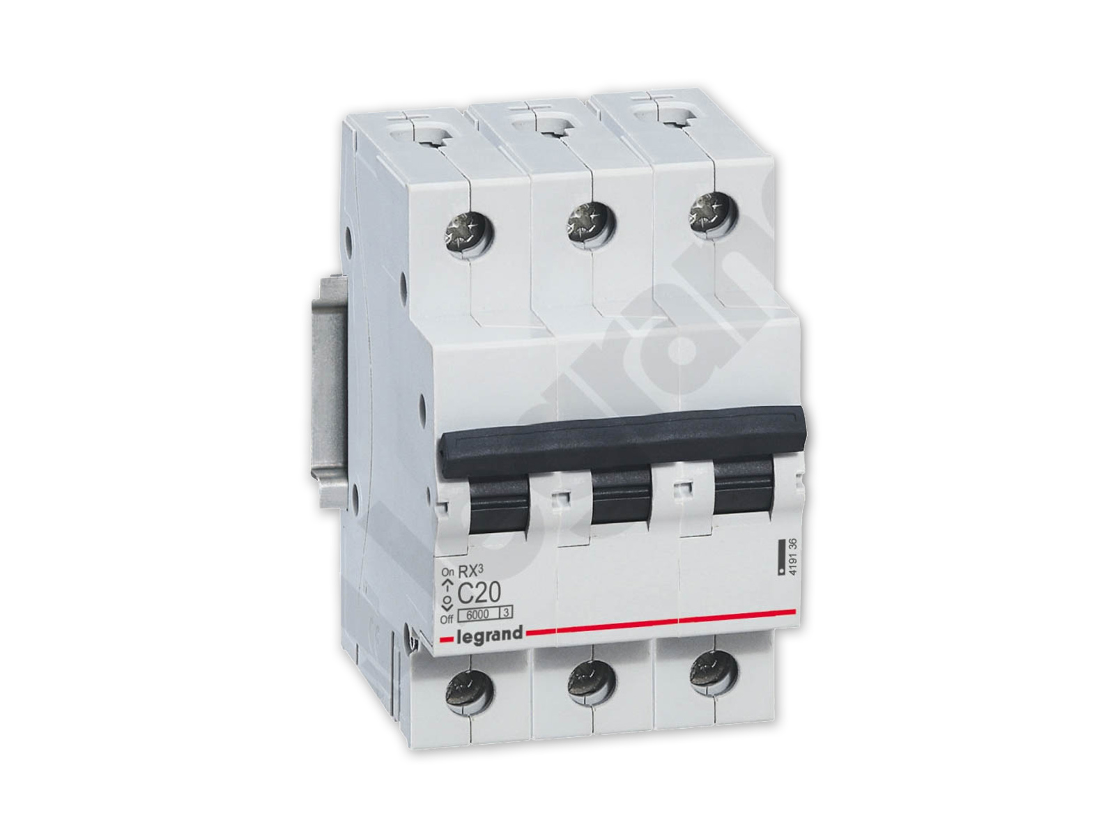 

Legrand RX3 wyłącznik nadprądowy 3P C20A 419236