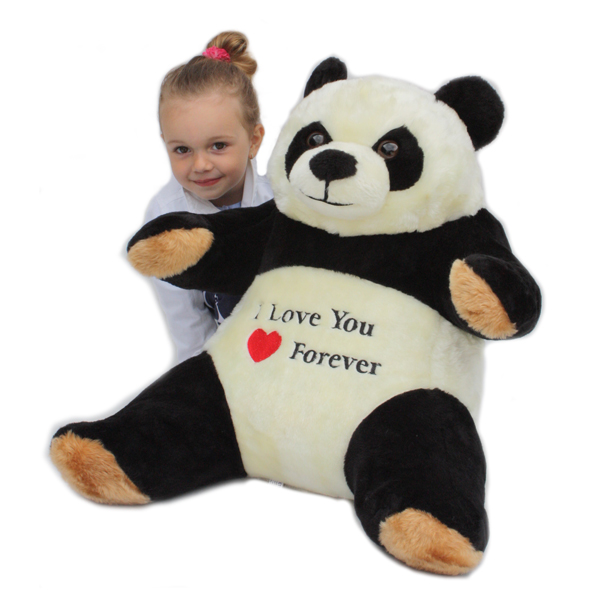

Duży Miś Pluszowy Panda 100cm. Haft Gartis
