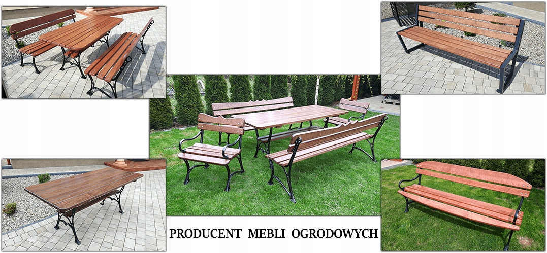 OGRODOWY STÓŁ DREWNIANY MEBLE OGRODOWE 180CM S5 Producent Tomas