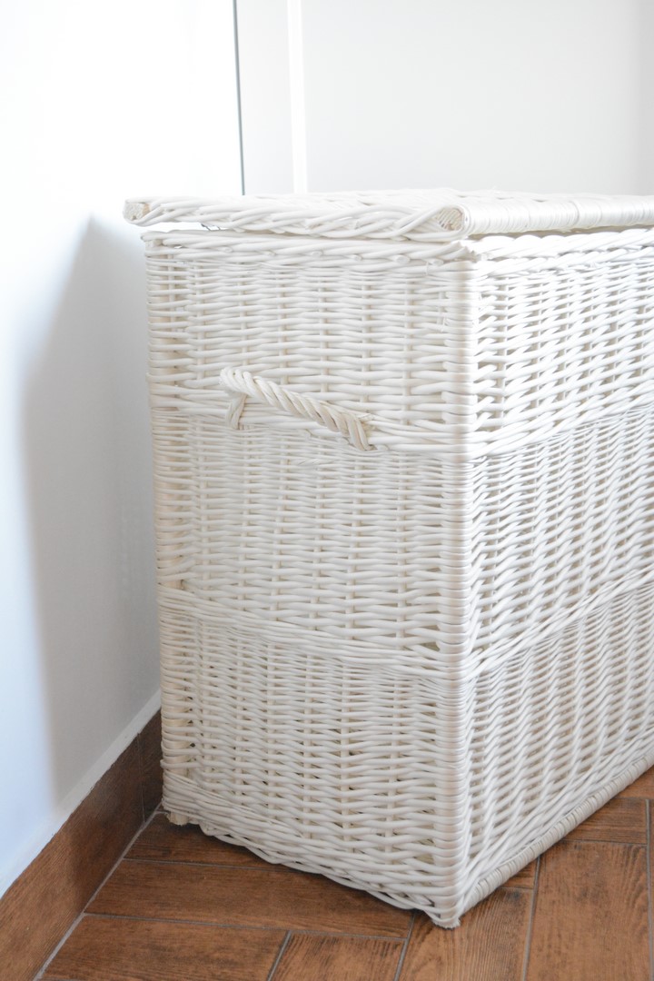 KOSZ WIKLINOWY BIAŁY kufer PROSTOKĄTNY DUŻY Kod producenta WW34bv