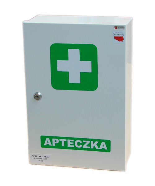 

Apteczka Bhp wisząca ścienna Duża Bez wyposażenia