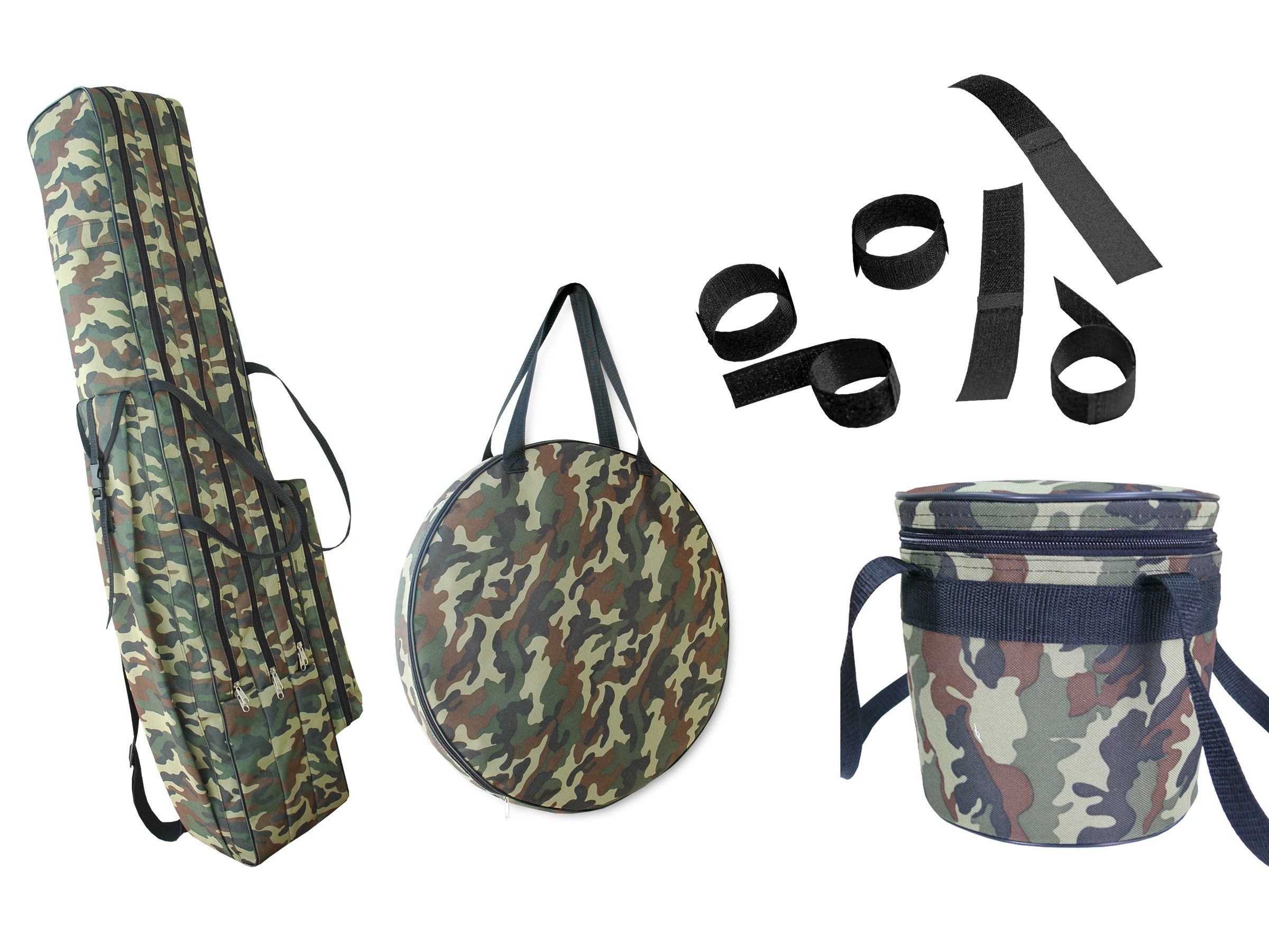 3 Komory Pokrowiec Na Wędki 130cm*10 gratisów*kh