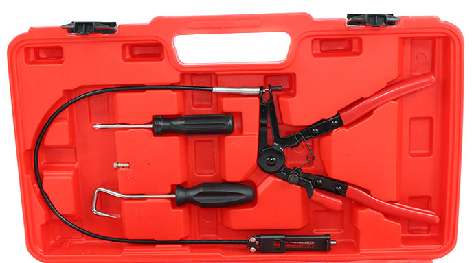 SZCZYPCE DO OPASEK OSŁON PRZEGUBÓW TAŚMOWYCH - 9el Marka Silver