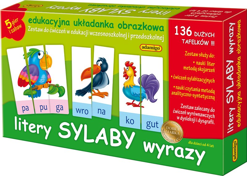 Nauka Literek Gra Online Dla Dzieci Za Darmo GRA EDUKACYJNA LITERY SYLABY WYRAZY nauka czytania 7905082846 - Allegro.pl