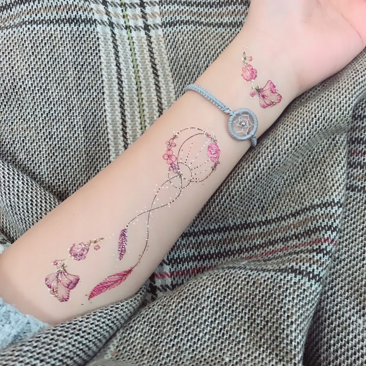 Paperself tatuaż łapacz snów tymczasowy naklejka Płeć uniseks