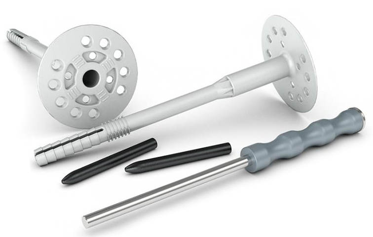 

Kołki styropianu z metalowym trzpieniem 36cm 50szt