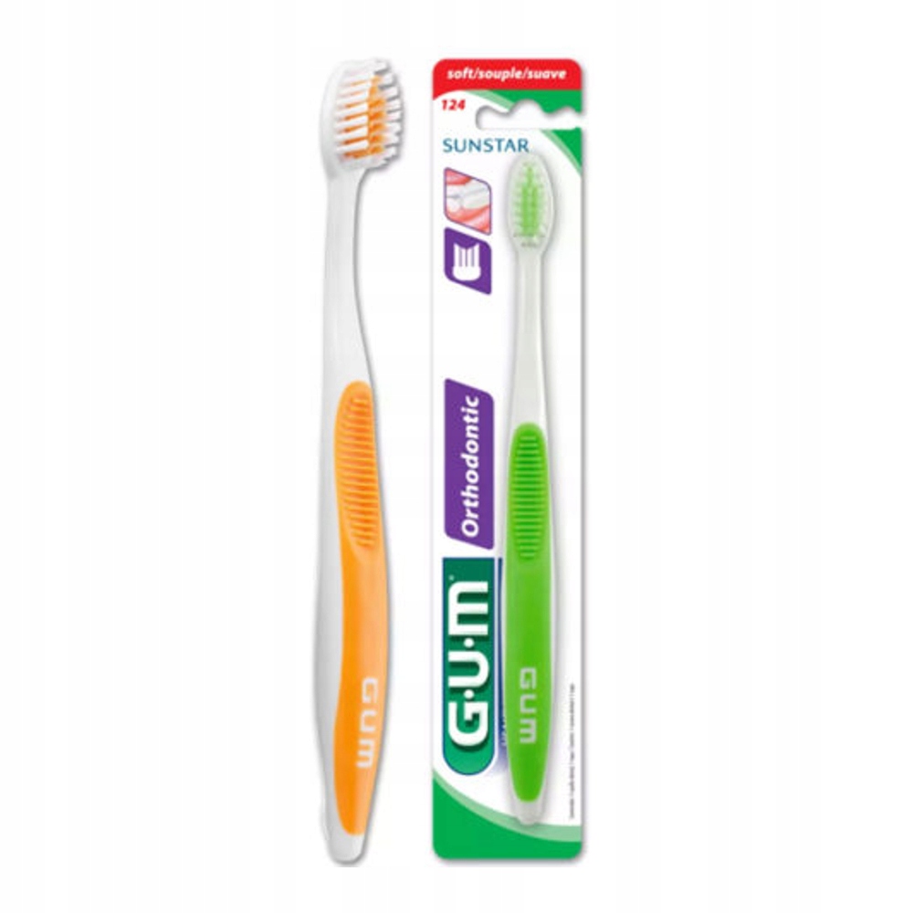 

Gum Ortho (124) szczoteczka ortodontyczna do zębów