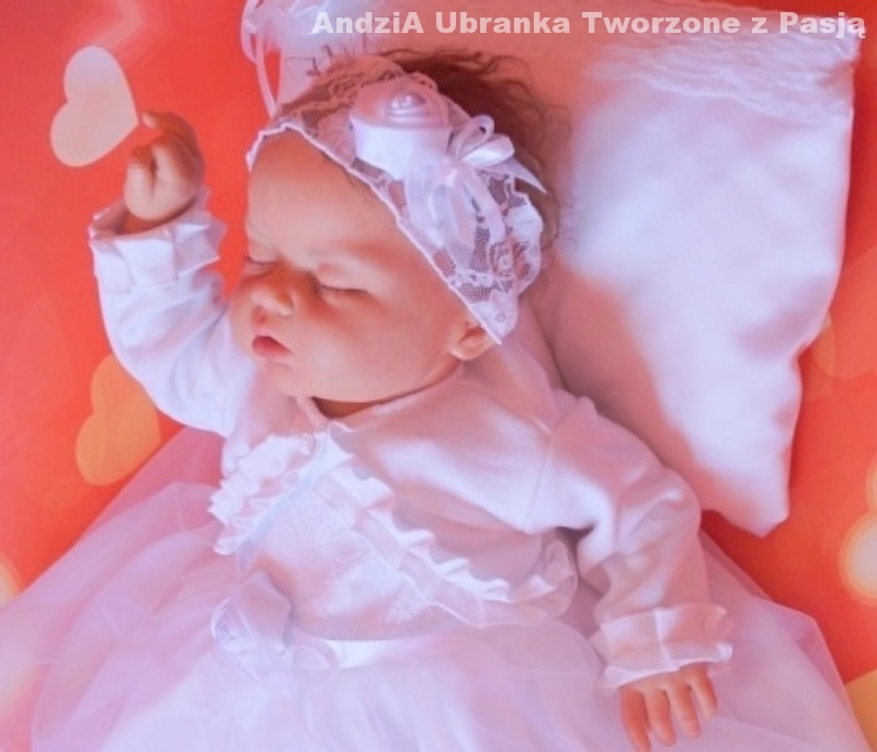 BOLERKO - SWETEREK BIAŁY RÓŻOWY do CHRZTU 56-62 Rodzaj sweterek