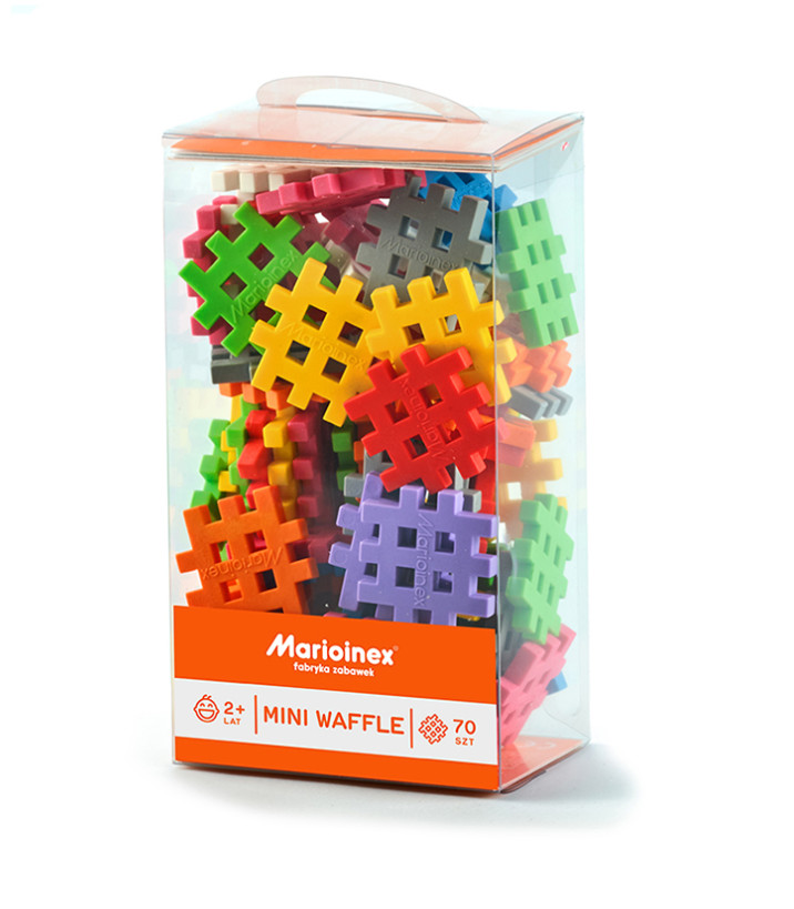 

Marioinex Miękkie Klocki Mini Waffle Wafle 70 el.