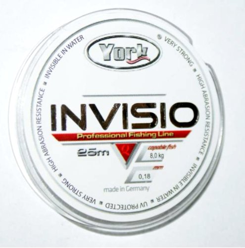 

Żyłka York Invisio przyponowa 25m 0,18mm 8,0kg