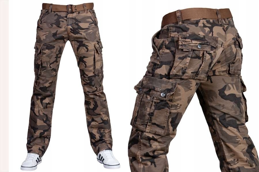 

Bojówki moro + pasek 2096-2 rozm. 30 fashionmen2