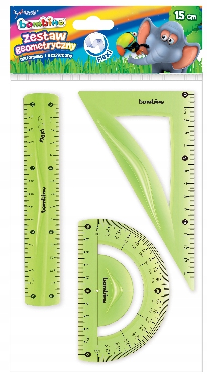 

St.Majewski Zestaw Geometryczny Bambino 15cm flexi