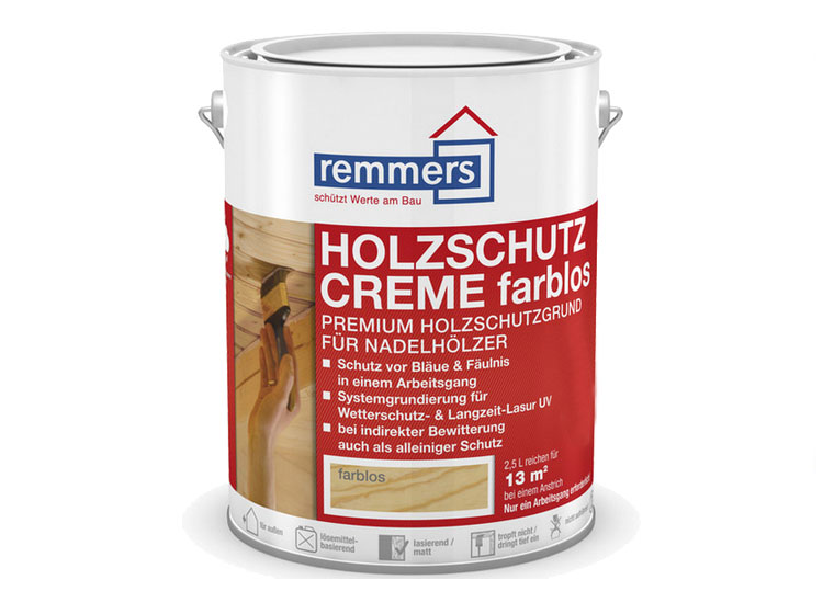 

Remmers Holzschutz-Creme Srebrnoszary 0,75L