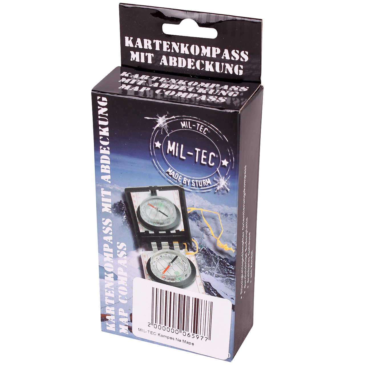 Kompas Mapowy Mil-Tec Kartograficzny Linijka Lusterko Przeźroczysty Rodzaj mapowy