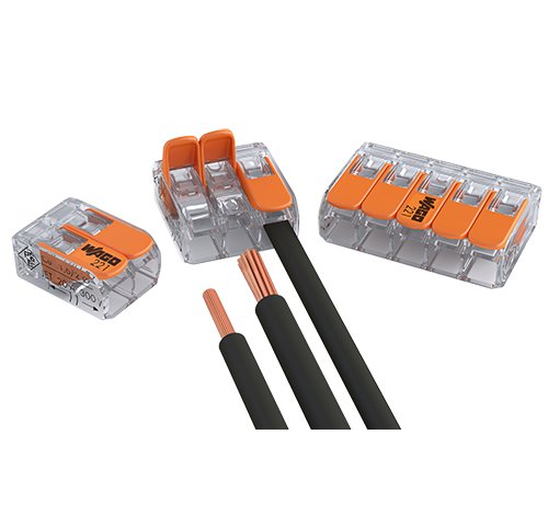 SZYBKOZŁĄCZE WAGO 3 gn. Seria 221 drut linka 10szt Marka inna