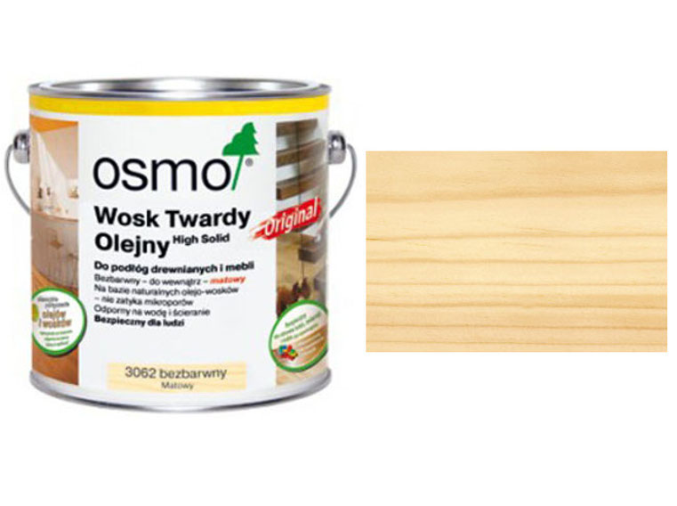 

Olej Osmo 3062 Wosk Twardy Olejny Matowy 0,75l