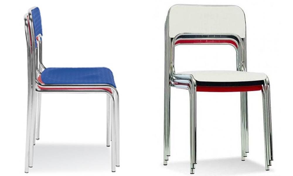 Krzesło stacjonarne CORTINA stołówka plasti czarny Kod produktu CORTINA